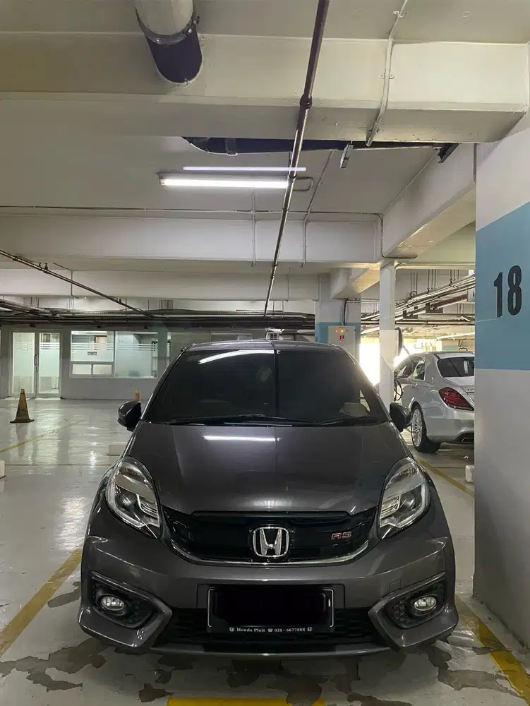 Honda Brio Rs Modern Steel 2017 KM 49rb Service Record