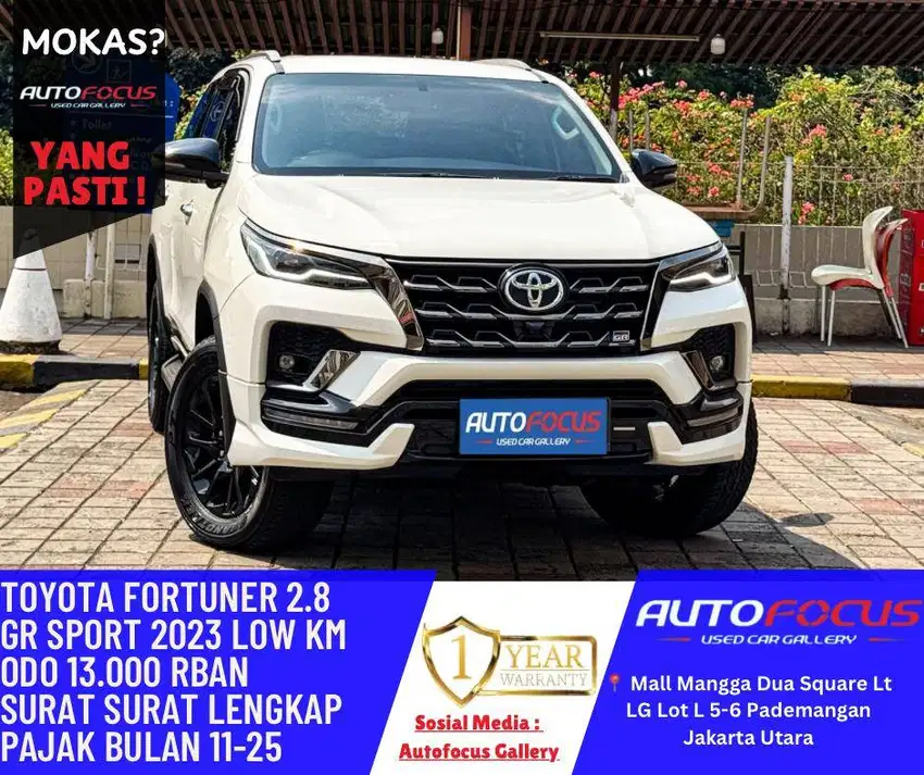 KM Antik 13Rb | Toyota Fortuner 2.8 VRZ GR Sport Diesel AT 2023 Putih