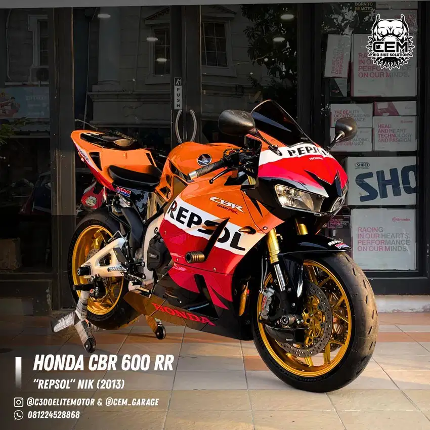 HONDA CBR600RR NIK 2013 HEDON MULUS SIAP LIMITED PANIGALE GSX600 ZX636