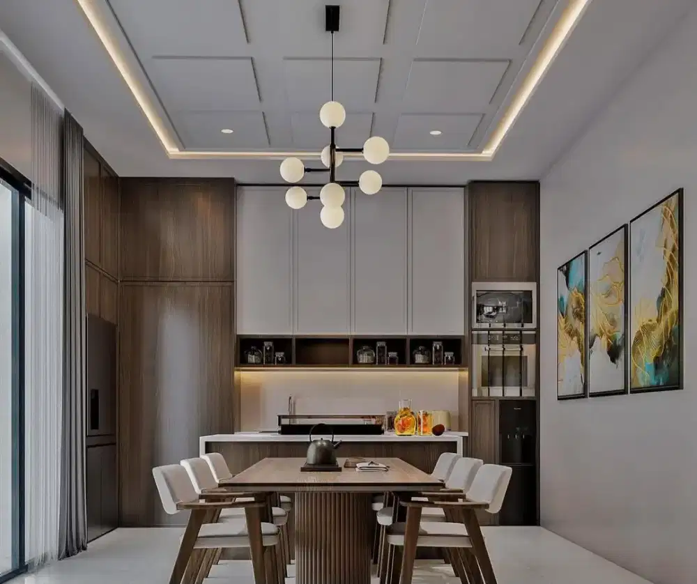 Kitchen set dining room custom