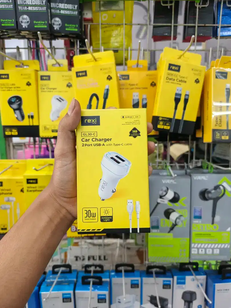 CAR CHARGER 30W REXI GL30-C