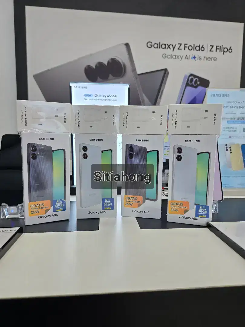 Samsung Galaxy A06 4/64 FREE CASE + ANTI GORES Garansi Resmi SEIN