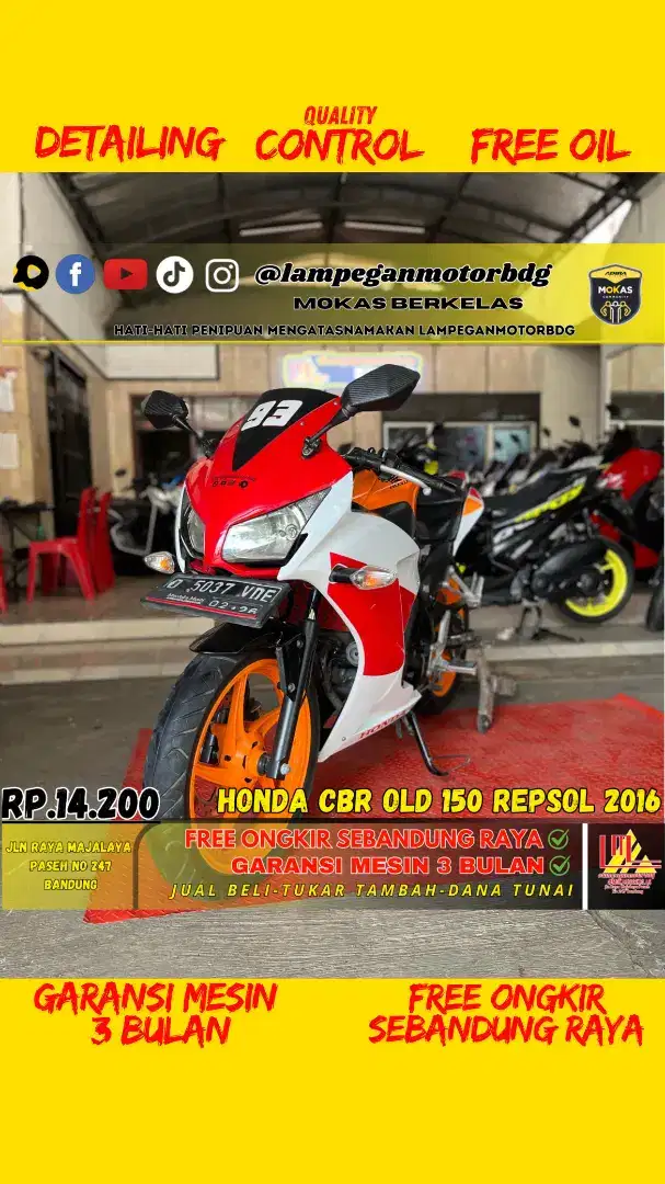 Honda Cbr 150 Repsol 2016