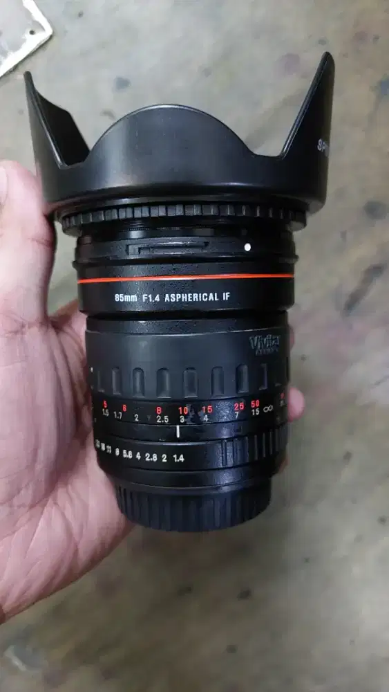 Lensa  vivitar 85mm f 1.4