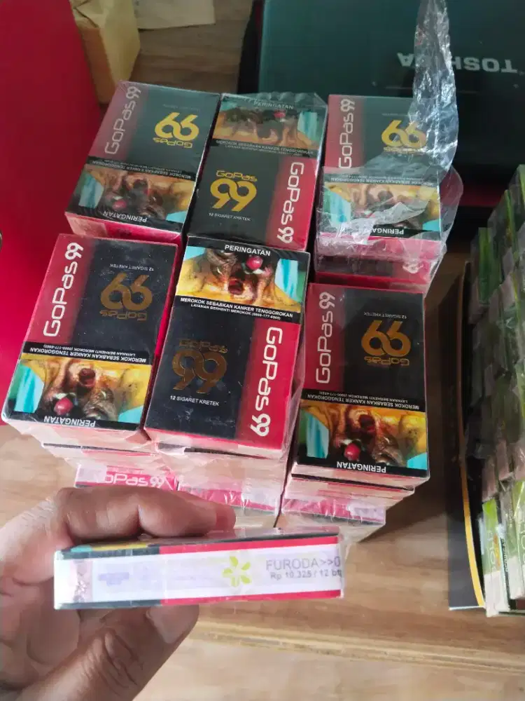Rokok gopas 99 gold alami kopi mas