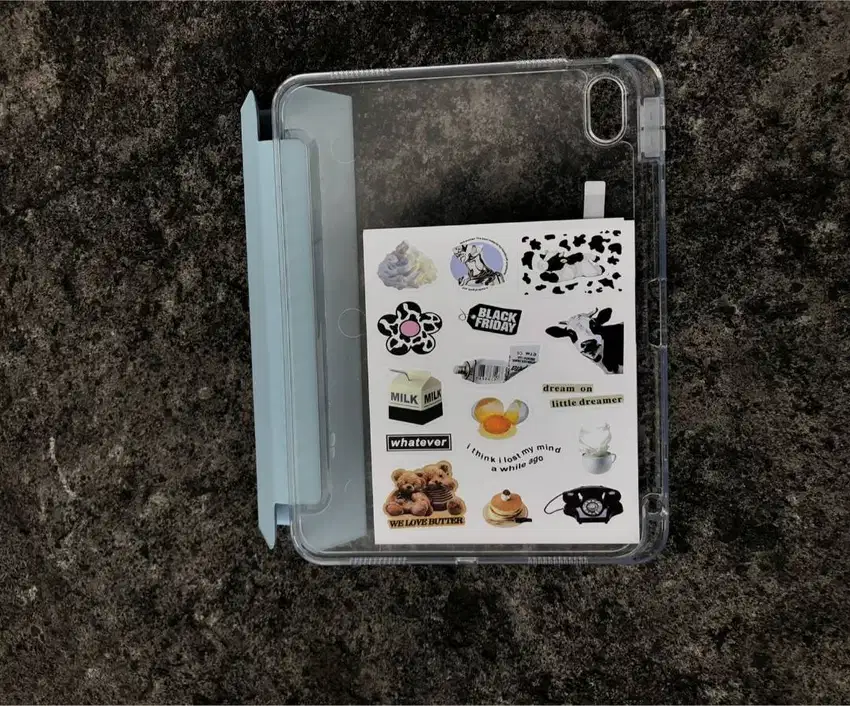 Acrylic Flip Case With Slot Pen For iPad Gen-10 2022 10.9 Inchi