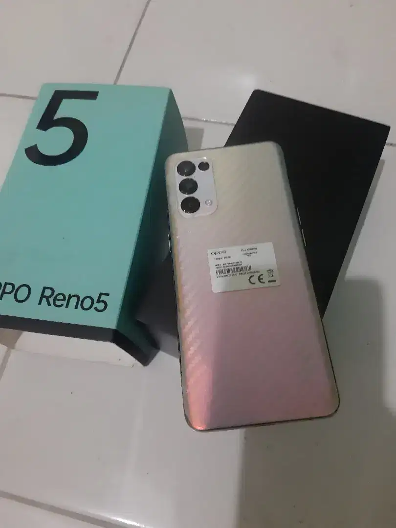 Oppo reno 5 ram 8/128gb fullset ori