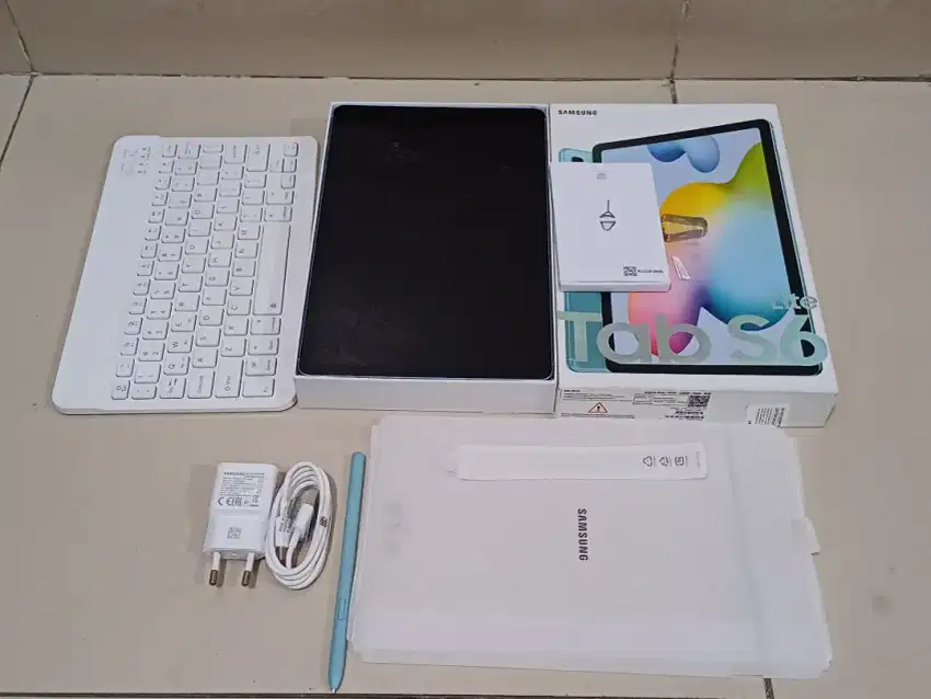 SAMSUNG TAB S6 LITE GRATIS NIB DAN KEYBOARD