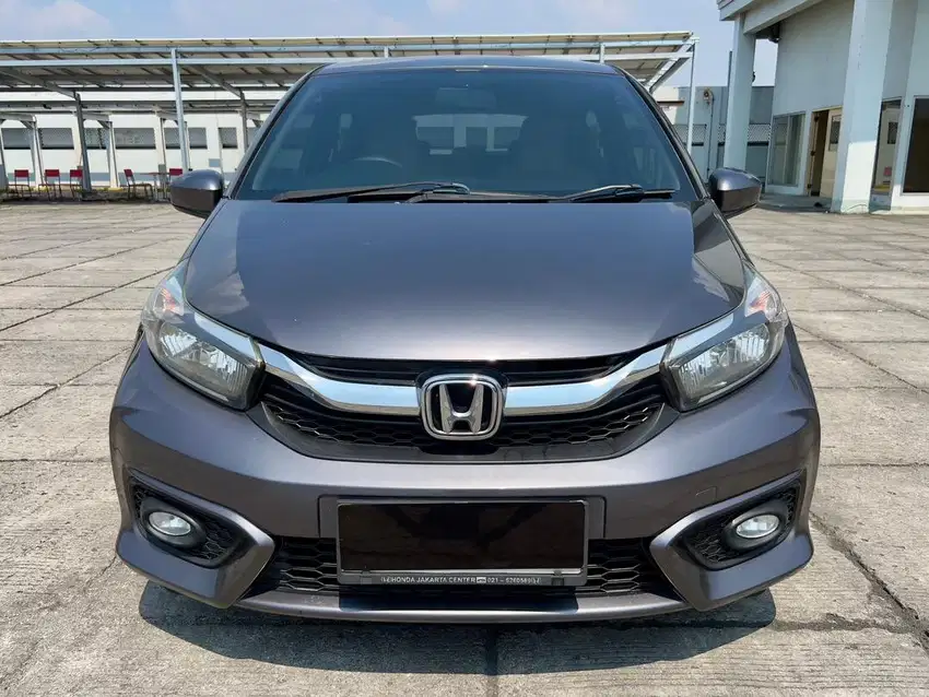 [DP 15JT] HONDA BRIO E CVT 2018 GREY ISTIMEWA ABU MATIC AT TT 2017