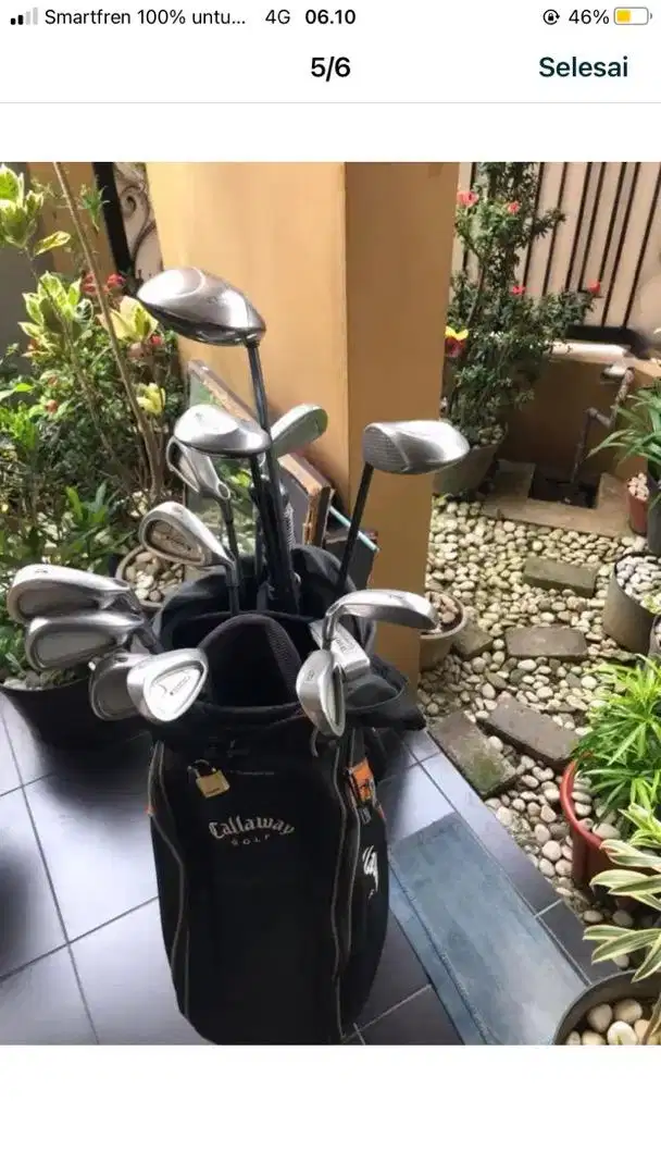 FULL SET 2 STICK GOLF MERK CALLAWAY DAN GRAND SLAM HARGA 9 JUTA NET OK