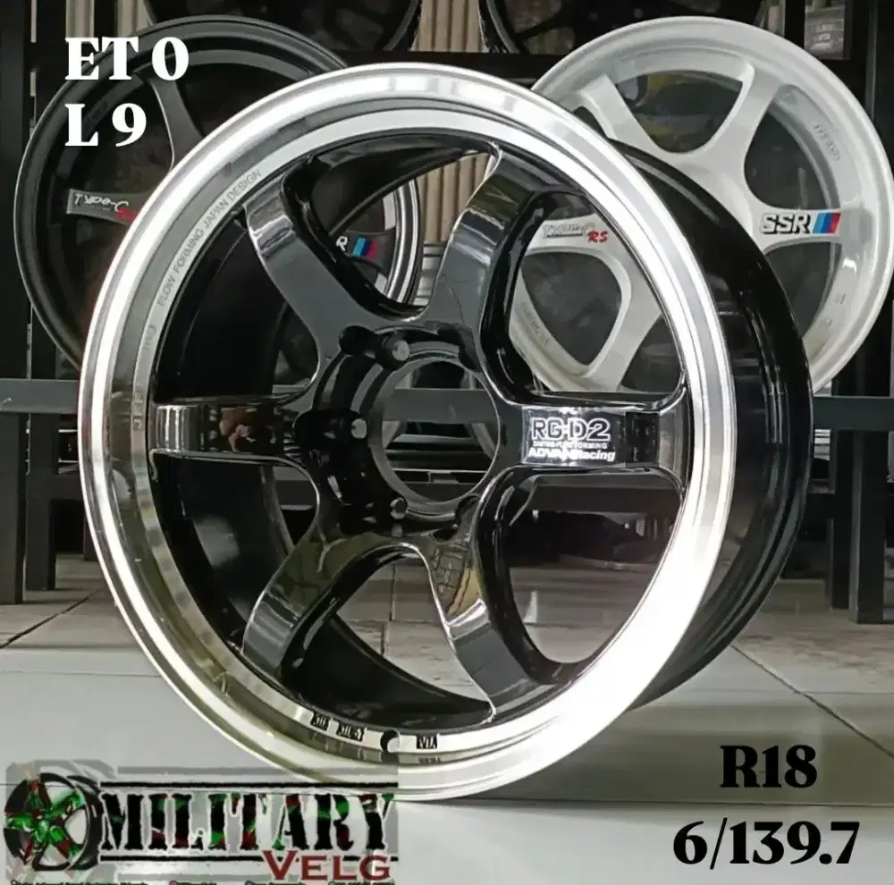 Advan RG-D2 Flowforming R18 Blackglossy Machine