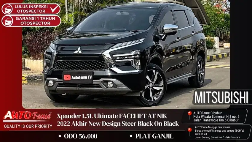 Mitsubishi Xpander 1.5L Ultimate FACELIFT AT NIK 2022 Akhir