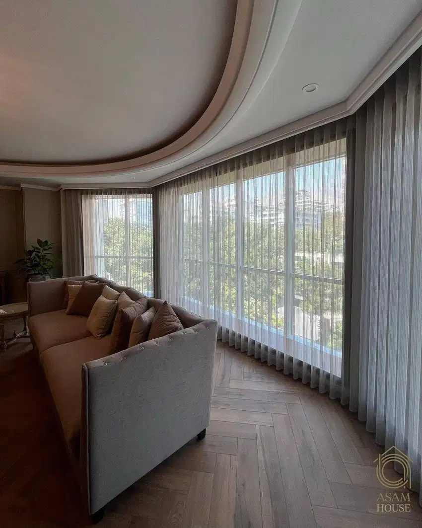 Jual & Pasang Gorden Vitrase Wallpaper Roller Blinds Korden Gordeng