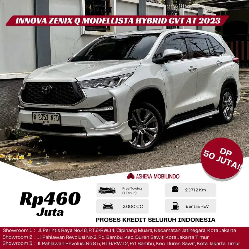 DP 50jt - Zenix Q Hybrid Modellista AT