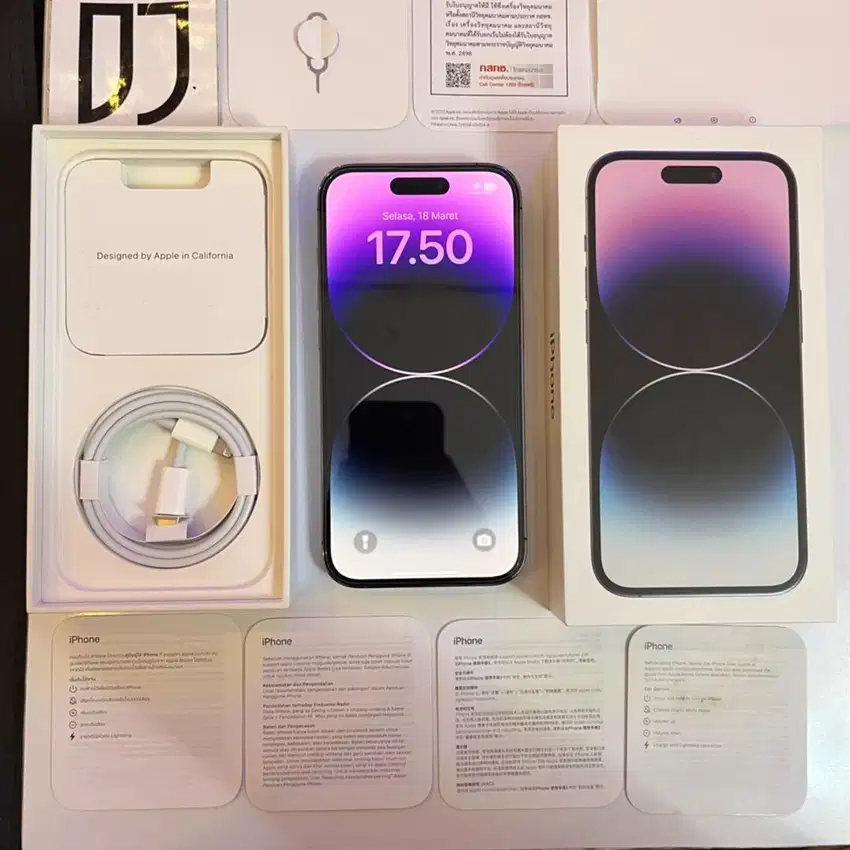 iPhone 14 Pro 256GB Ex Inter Sinyal Aman iMEi Terdaftar