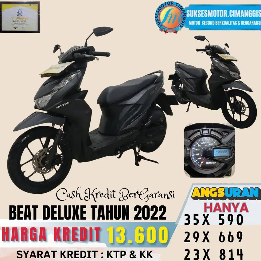 BEAT DELUXE TERMURAH BERGARANSI CASH/KREDIT PROMO KLIK PROFIL