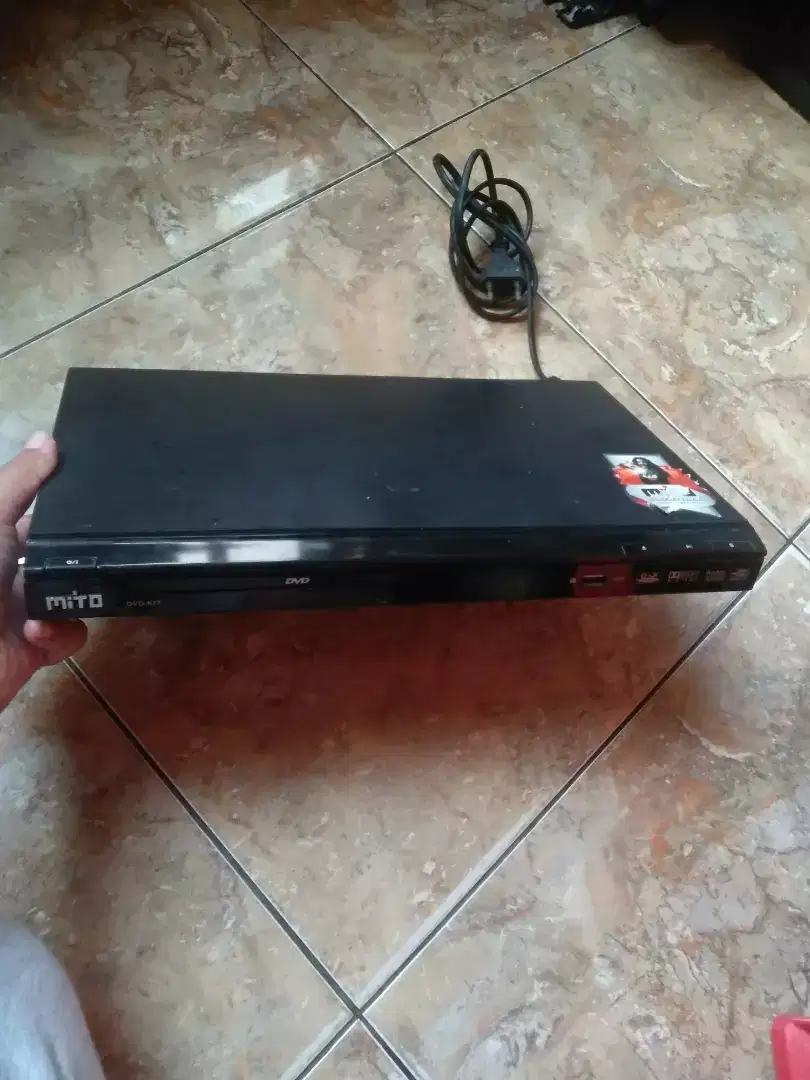 DVD CD VCD player Mito dvd-677 bisa USB normal tidak ada remot