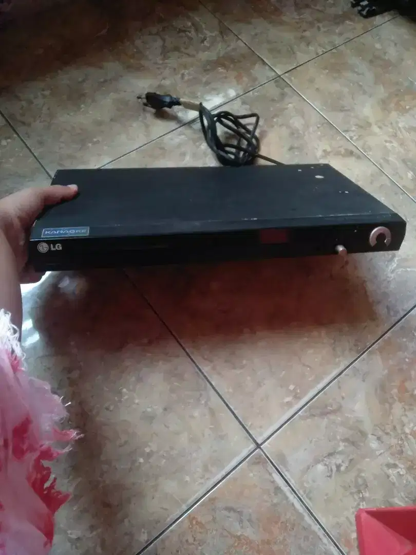 DVD CD VCD player LG DV246KPM MIC NORMAL TIDAK ADA REMOT