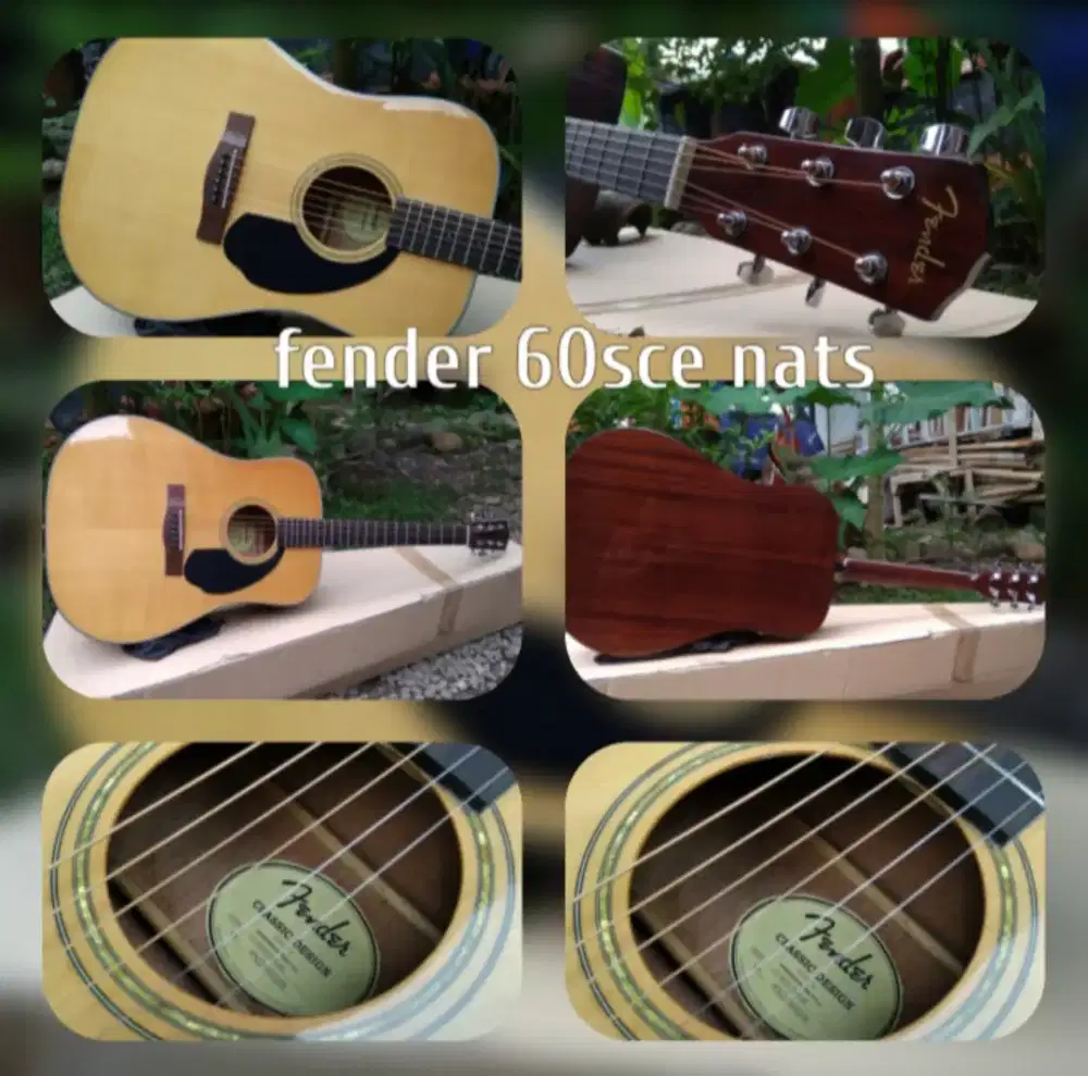 Gitar fender akustik electric
