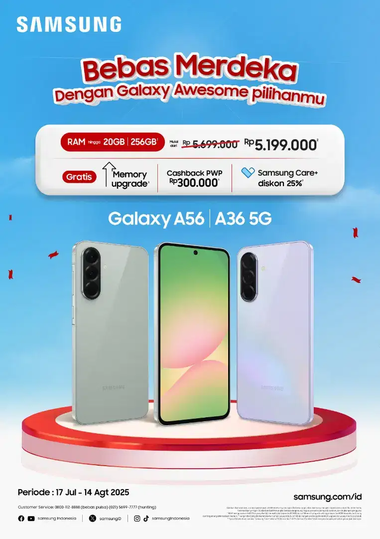 PROMO JUMAT SABTU MINGGU SAMSUNG A56 CASHBACK 200ribu