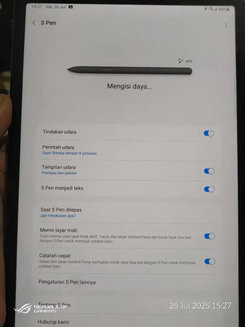 Samsung Tab S7 SEIN T875 6/128 Spen Original