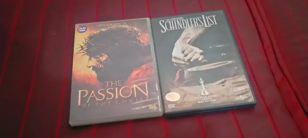 Dvd original the passion of the Christ dan Schindler's list (region 3)