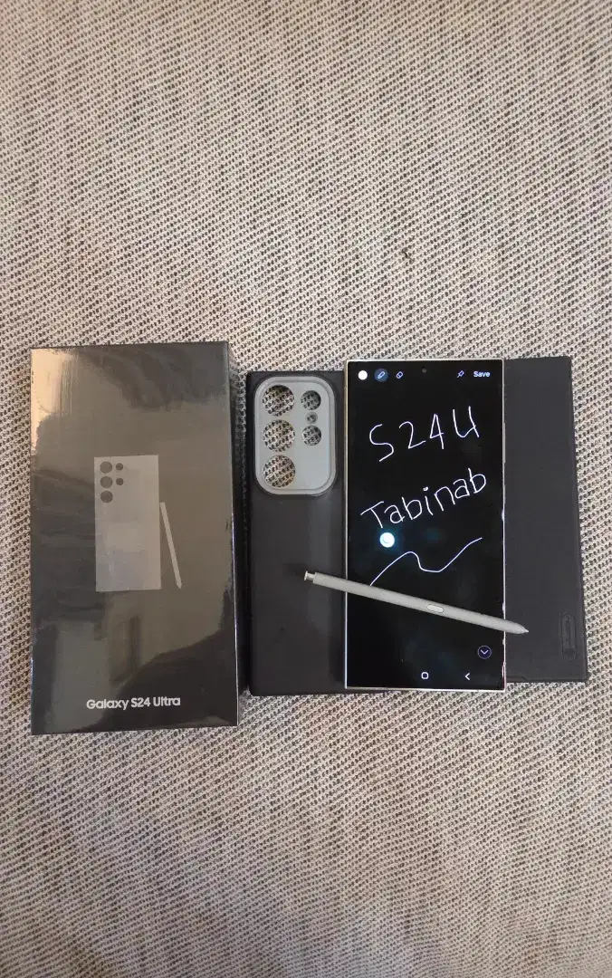 Samsung S24 Ultra Titanium Grey 512GB Mulus Seperti Baru! Bonus Casing
