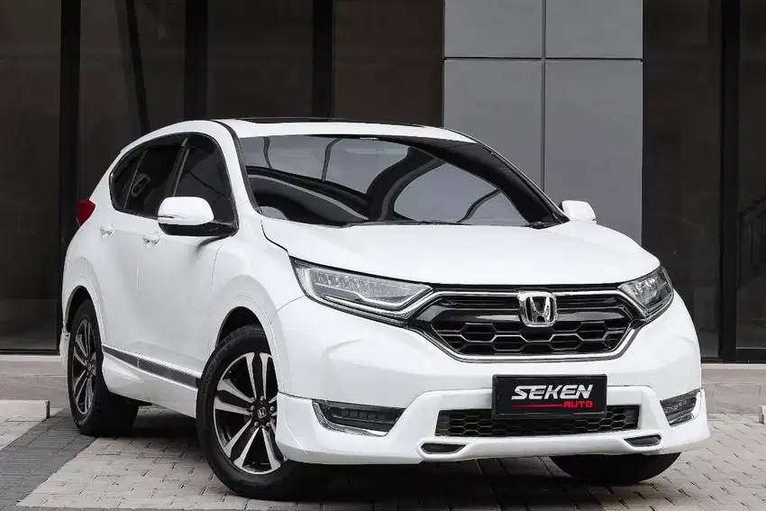 Honda CRV CR-V 1.5 VTEC Turbo Prestige 7 Seater AT 2017 Putih Orchid