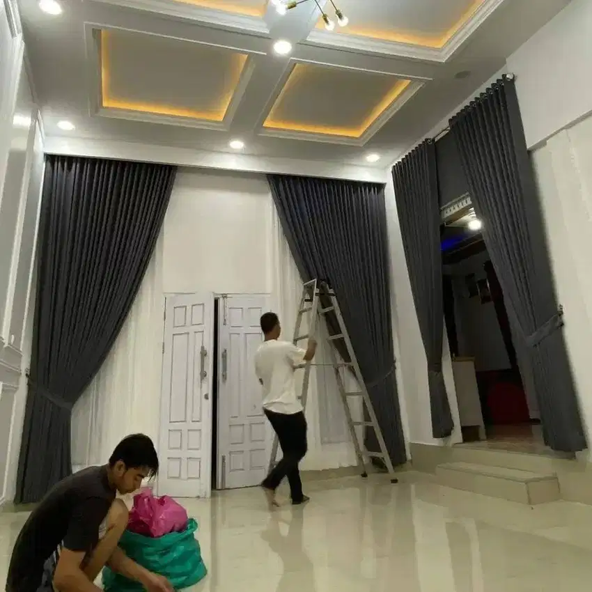 Jual & Pasang Gorden Vitrase Wallpaper Roller Blinds Korden Gordeng