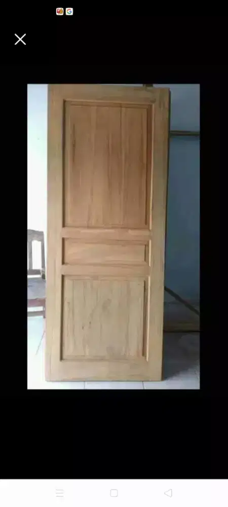 Menerima pesanan pintu kusen jendela kayu jati