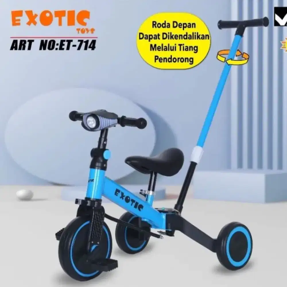sepeda balita dsn kursi makan balita