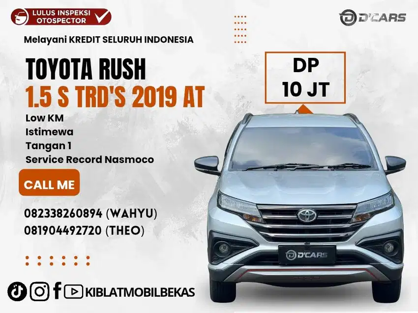 [DP:10JT] RUSH 1.5 S TRD'S 2019 AUTOMATIC LOW KM TANGAN 1