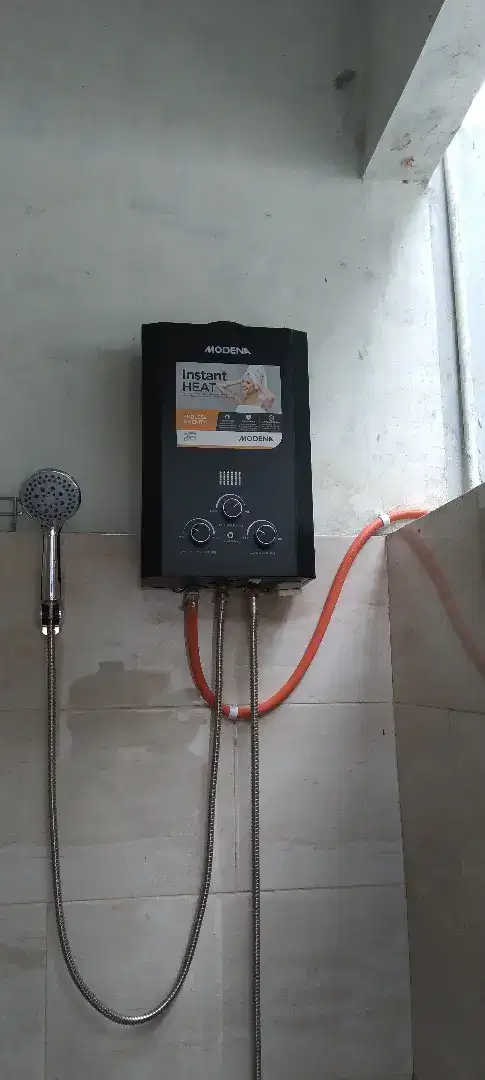 WATER HEATER GAS || MANDI AIR HANGAT LANCAR
