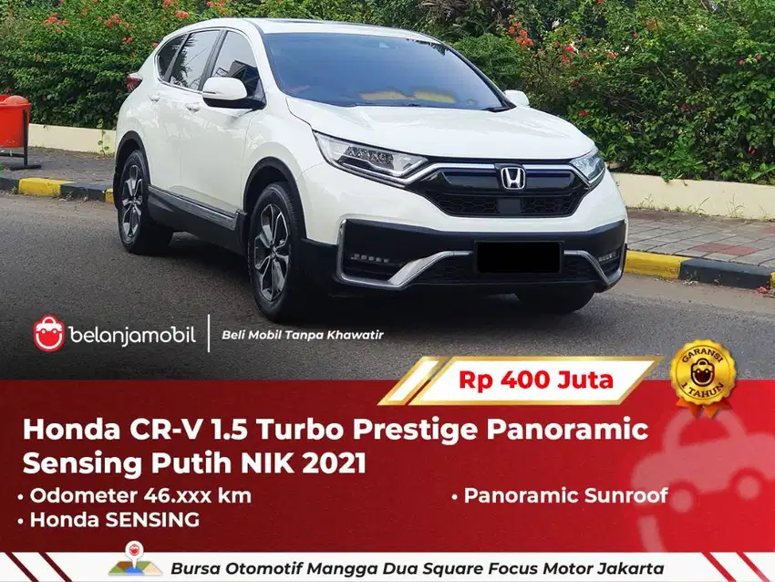[ GARANSI 1TH ] Honda CRV CR-V CR V 1.5 Turbo Prestige 2021/2022