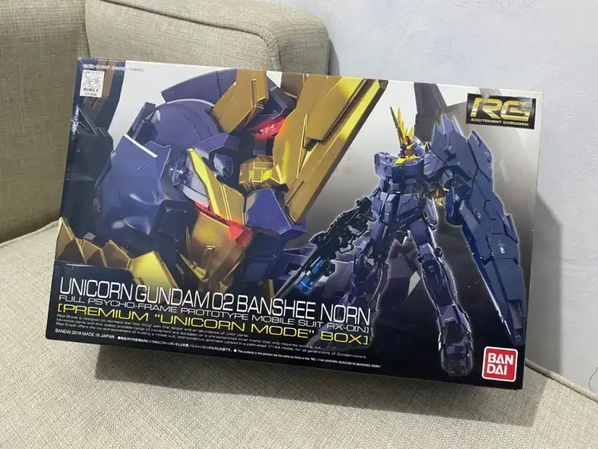 BNIB Gunpla Bandai RG 1/144 UNICORN GUNDAM 02 BANSHEE NORN