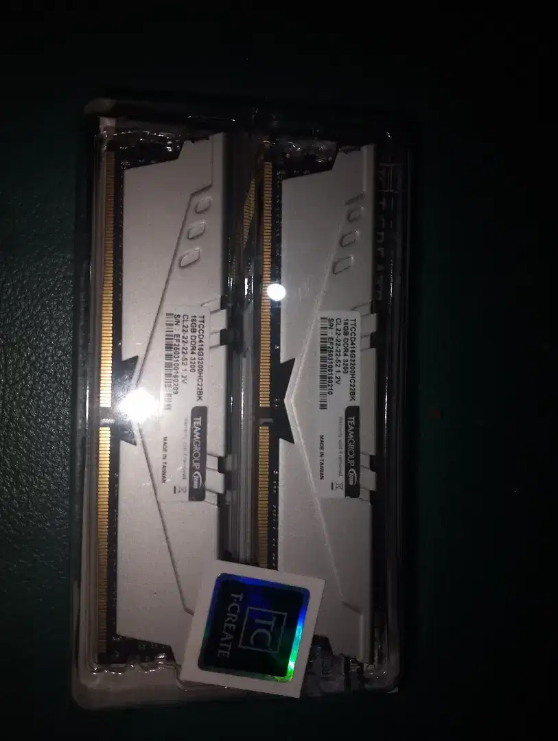DDR4 2x16 Gb 3200Mhz T-CREATE, kondisi baru
