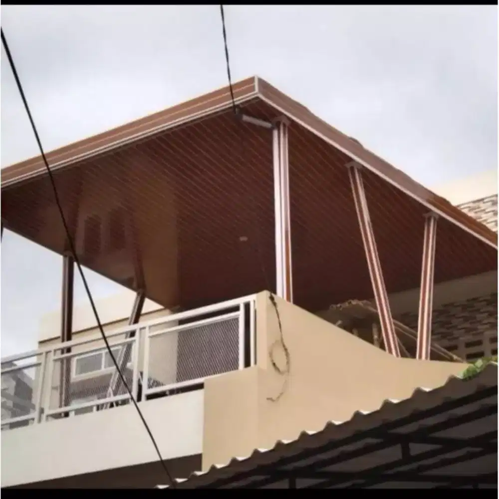 Jasa tukang las panggilan  kanopi minimalis moderen