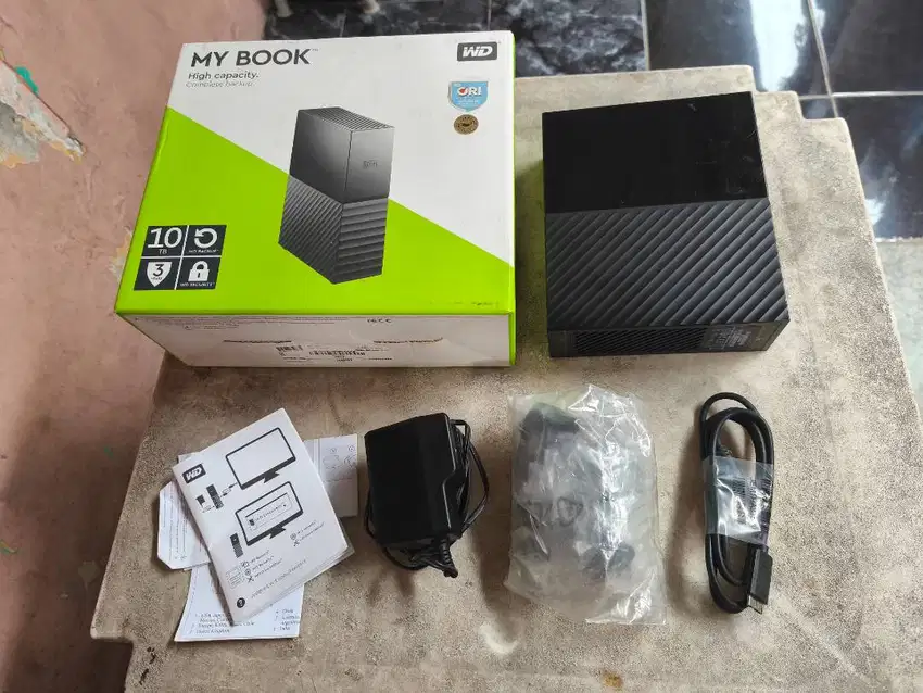 Hardisk HDD External WD My Book 10TB Fullset 04