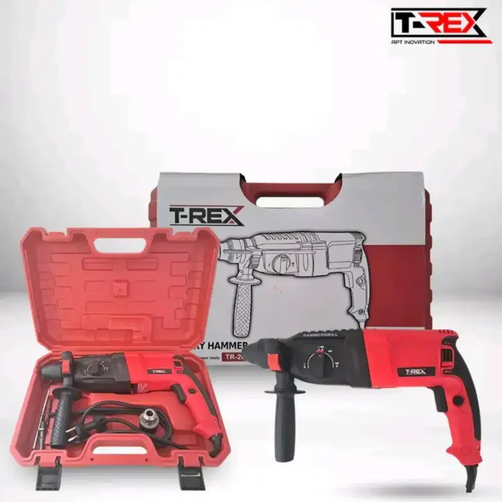 Reaim Hammer Drill Bor Rotary Mesin Bobok Beton MEREK T-REX