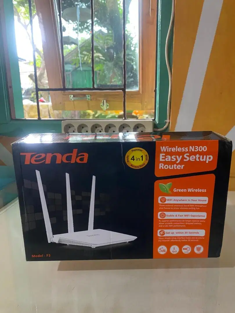 Tenda F3 N300 3 Antena Router WiFi 300Mbps