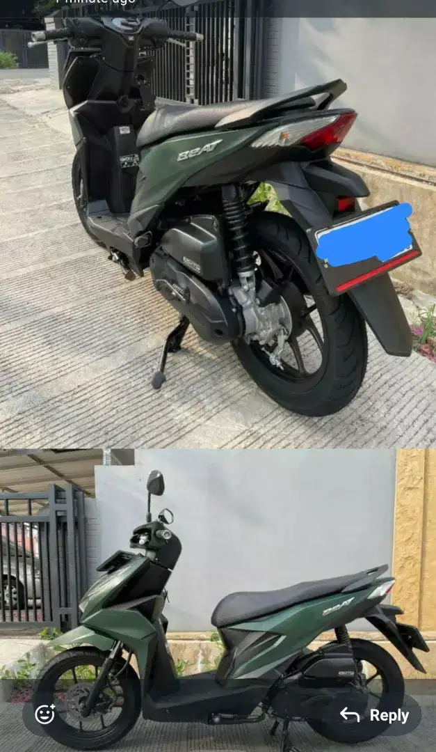 Dijual honda beat deluxe 2023 like new