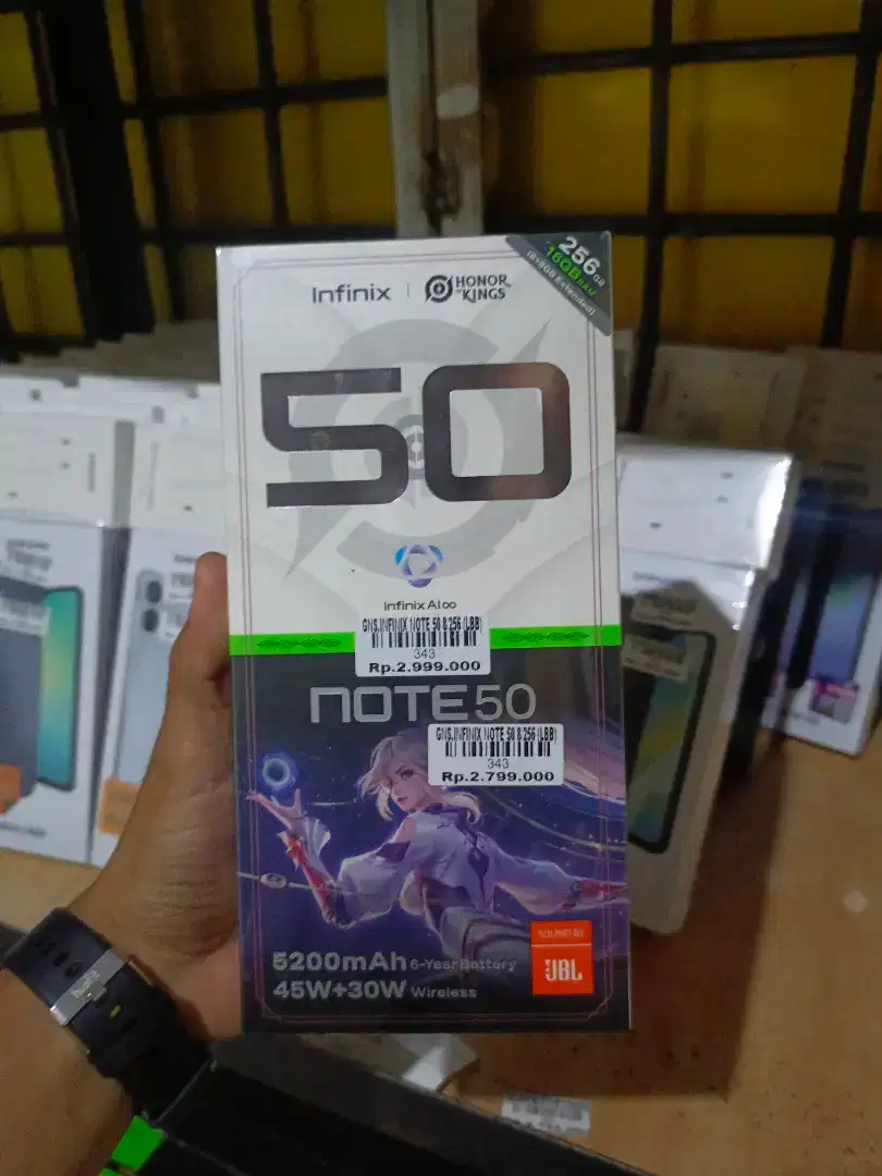 INFINIX NOTE 50 16/256GB 'ATLANTIS DAHSYAT'