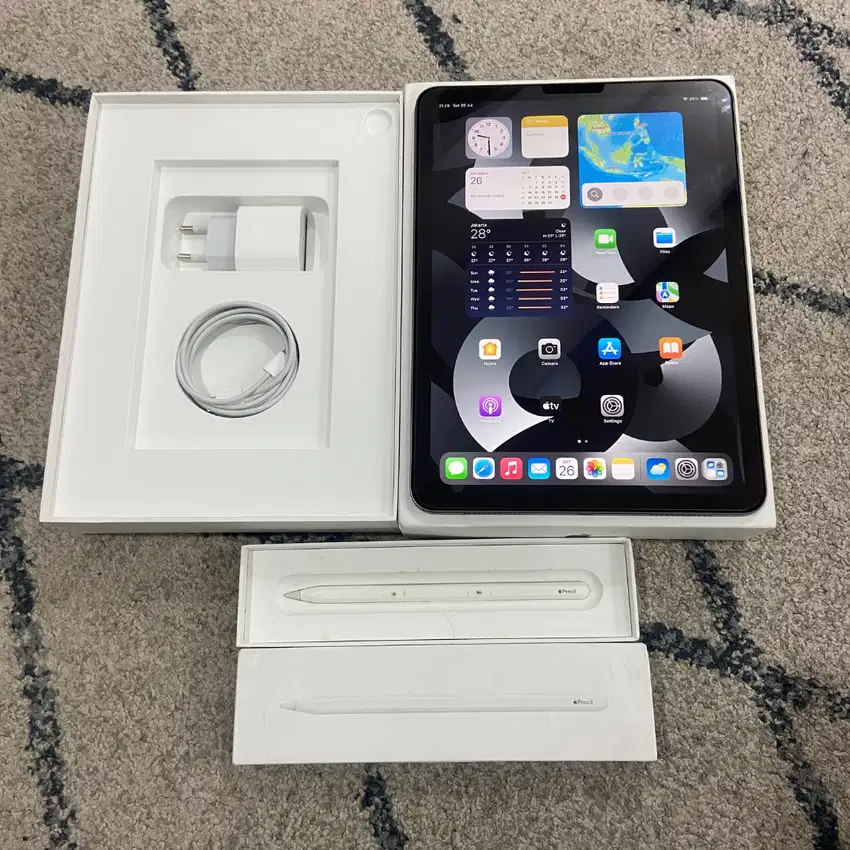 paketan ibox ipad air 5 M1 256gb + apple pencil gen 2