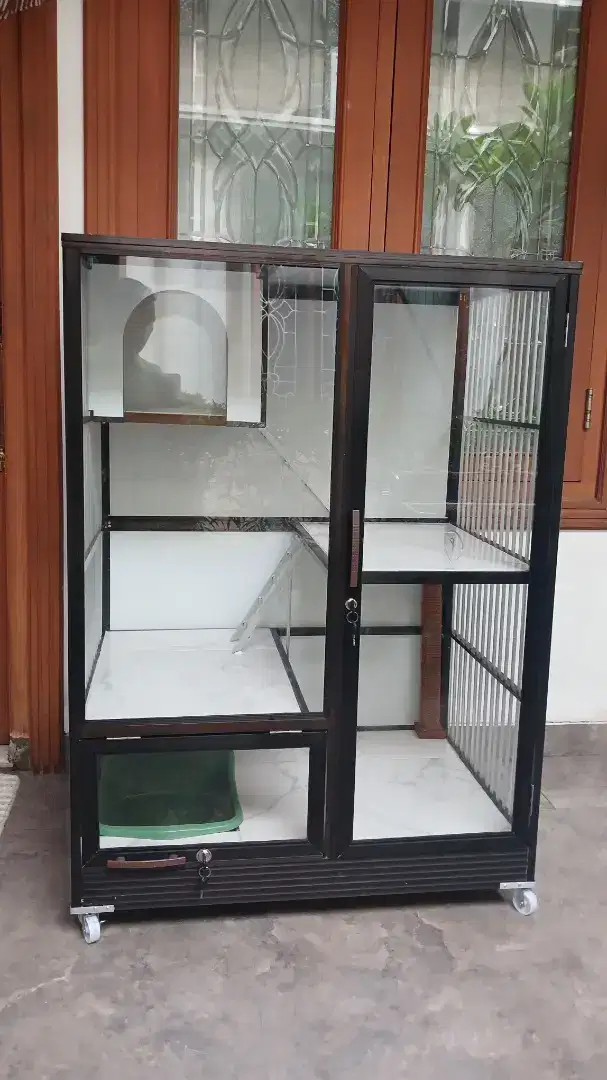 Kandang Alumumium Minimalis dan Moderen Ready Stok