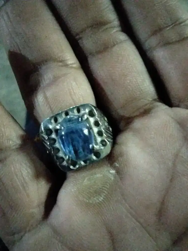 Natural Batu Blue Safir