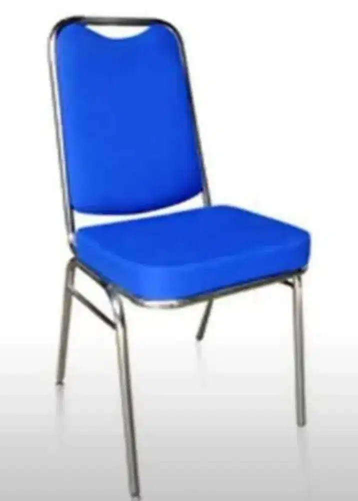 Kursi Susun Pipa Oval Stainless Sandaran Persegi New Star STL-05