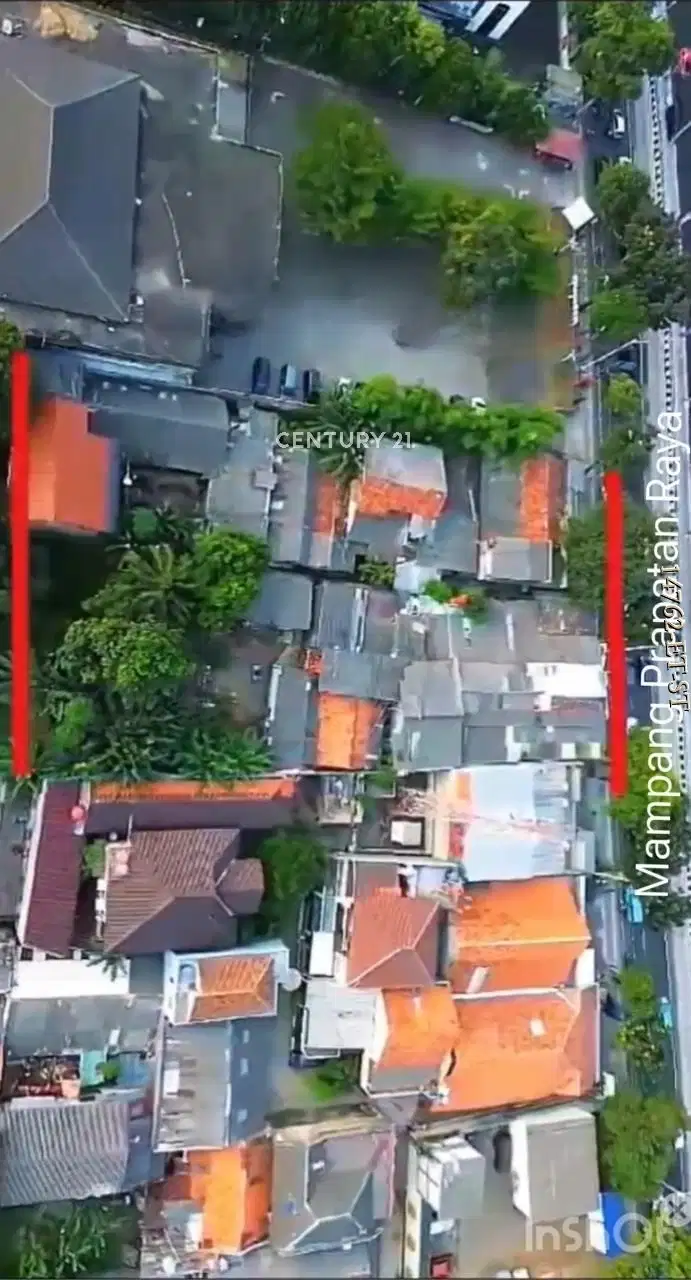 Dijual Tanah Di Pinggir Jalan Raya Di Mampang Prapatan Jak Sel