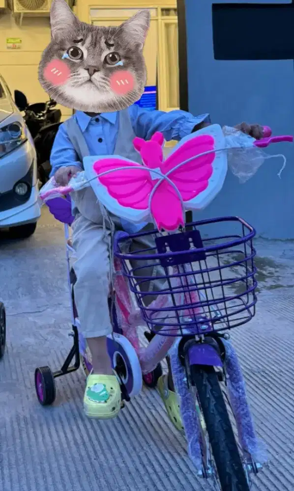 Sepeda 16 inch merk centrum.