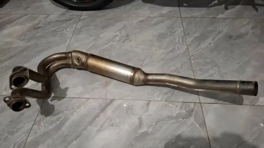 Leher knalpot ninja 250 fi new 2018 up.original