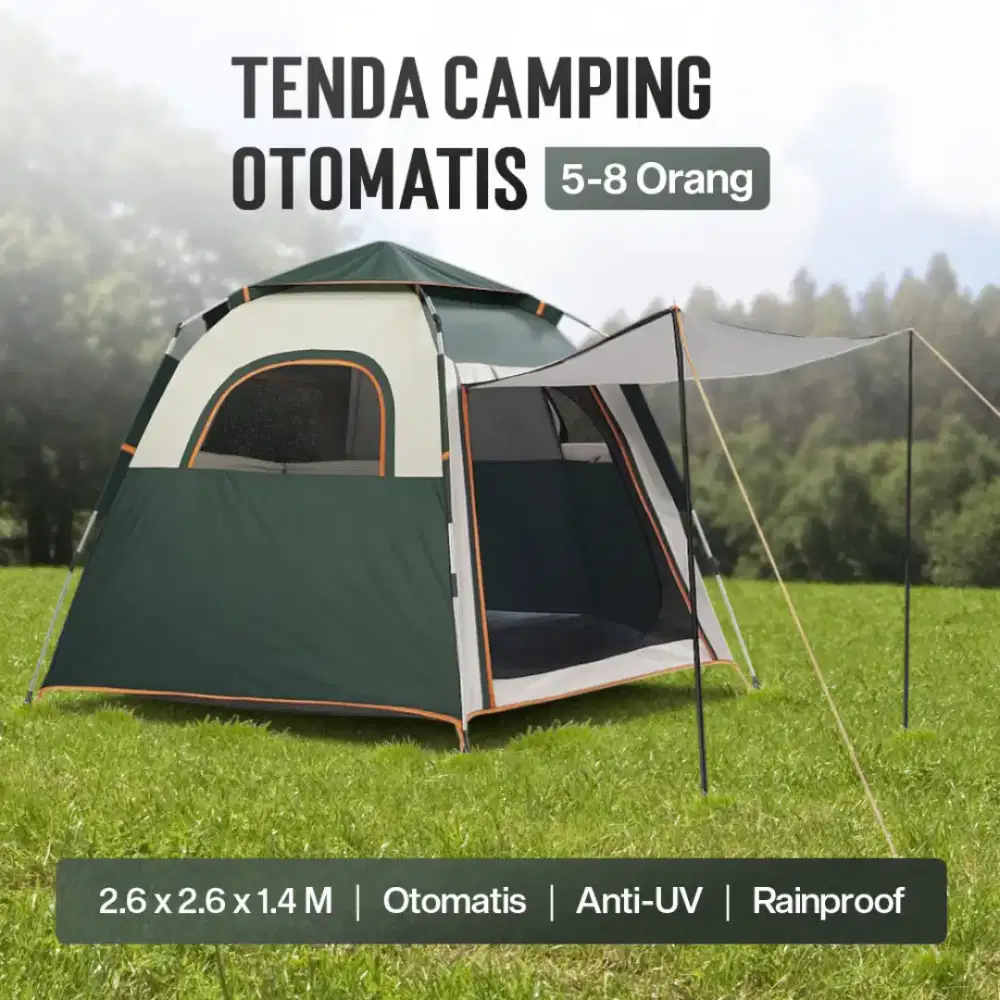 tenda camping otomatis